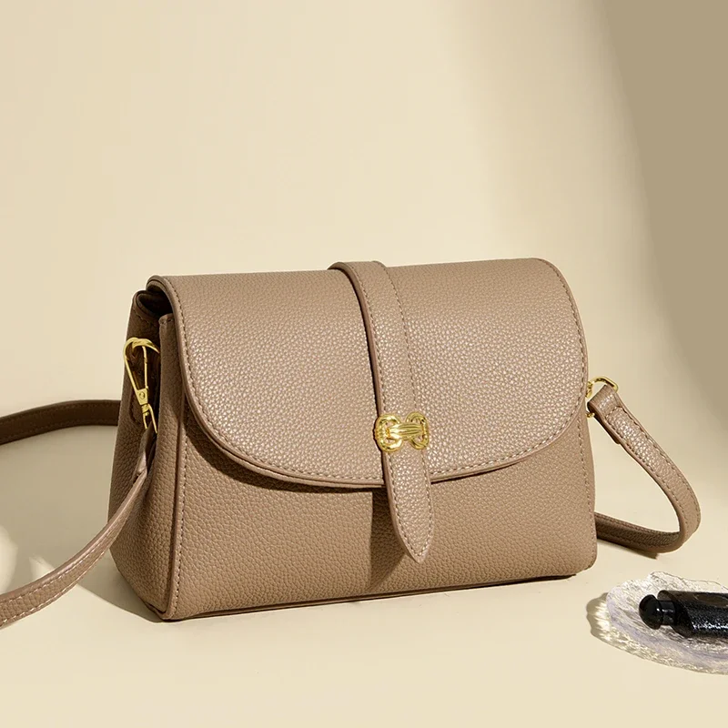 Nieuwe Luxe Handtas Portemonnees Designer Schouder Crossbody Tassen Mode Damestas Dames Effen Kleur Lederen Tassen Merk Sac A Main