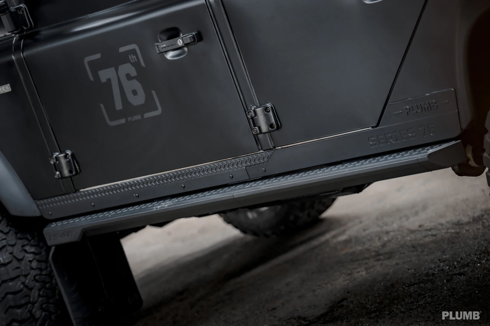 سلسلة TLF PLUMB 76 لمجموعة الخطوات الجانبية من الألومنيوم لـ De 90/110/130 #5