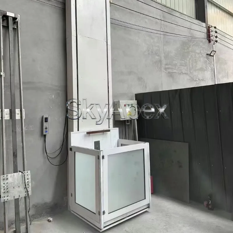 Home Hydraulic Elevator Floor Small Elevators Barrier Free Use Elevator for Disabled and Old People Accessible Lift