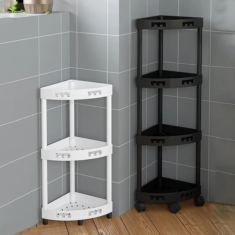 

Multi-Layer Movable Tripod for Bathroom, Bathroom Storage Rack, Household Toilet Floor