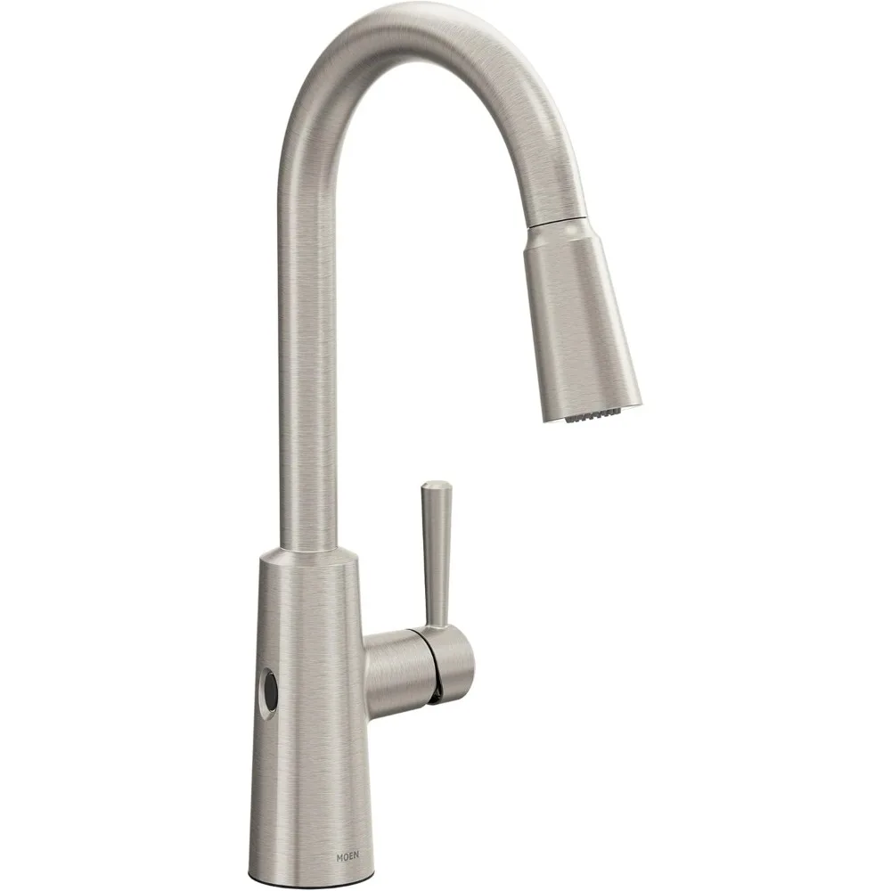 Moen Riley Spot Resist Touchless Sensor Torneira de cozinha pull-down com alça única, modelo 7402EWSRS