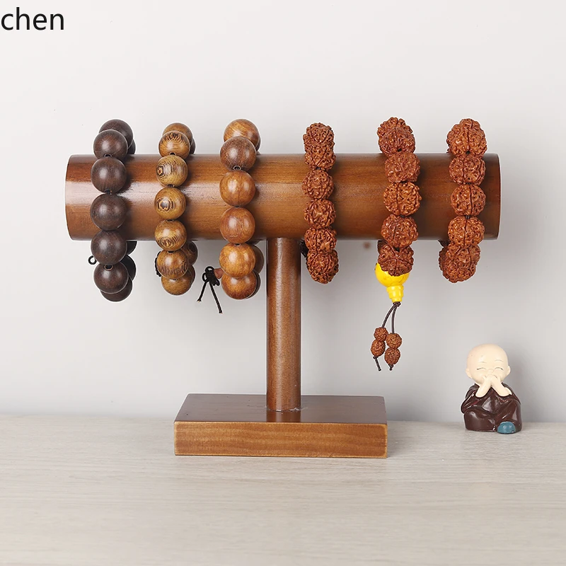 

HTT Bracelet Display Stand Desktop Bracelet Storage Rack Jewelry Display Buddha Beads Wenwan Bracelet Rack Jewelry Rack