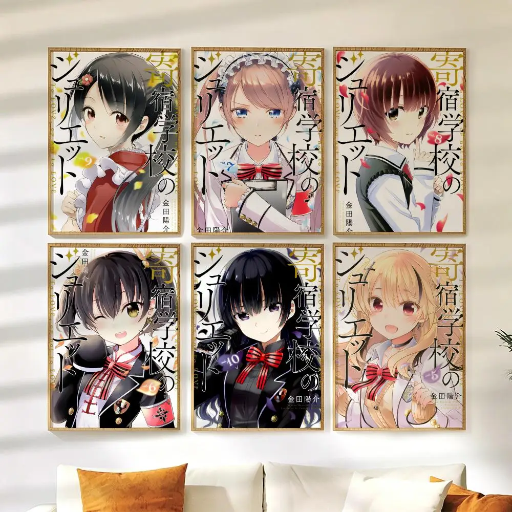B-Boarding School Juliet Poster Wall Stickers HD Painting Self Adhesive Art Decals for Bedroom Living Room Home Decor
