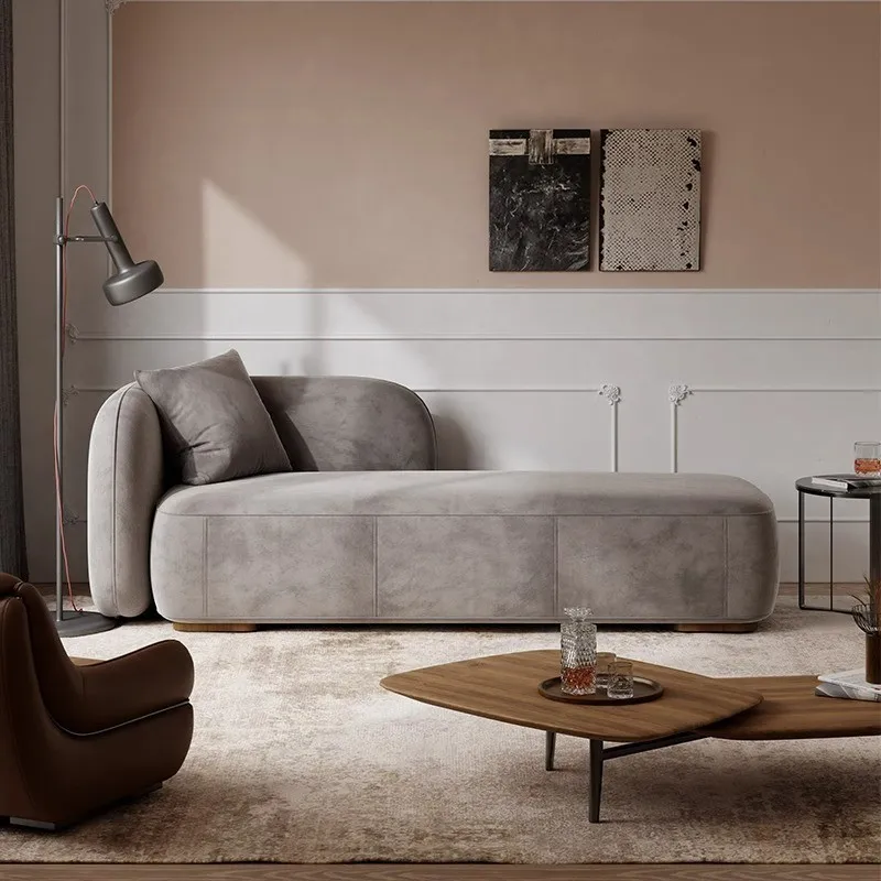 

Light Luxury Concubine Lounger Apartment Bedroom Beauty Lounge Hotel Homestay Concubine Lazy Sofa Chair