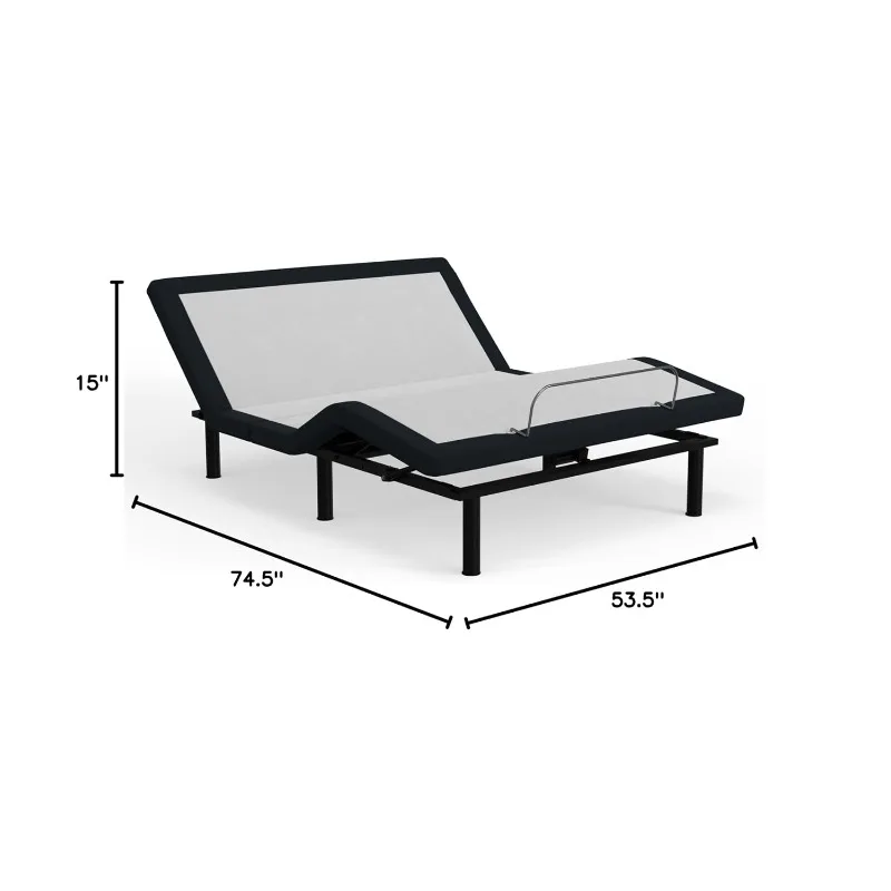 Full Adjustable Bed Base Frame With Head & Foot Incline, Wireless Remote, Easy Assembly, 10 Year Warranty, Customized