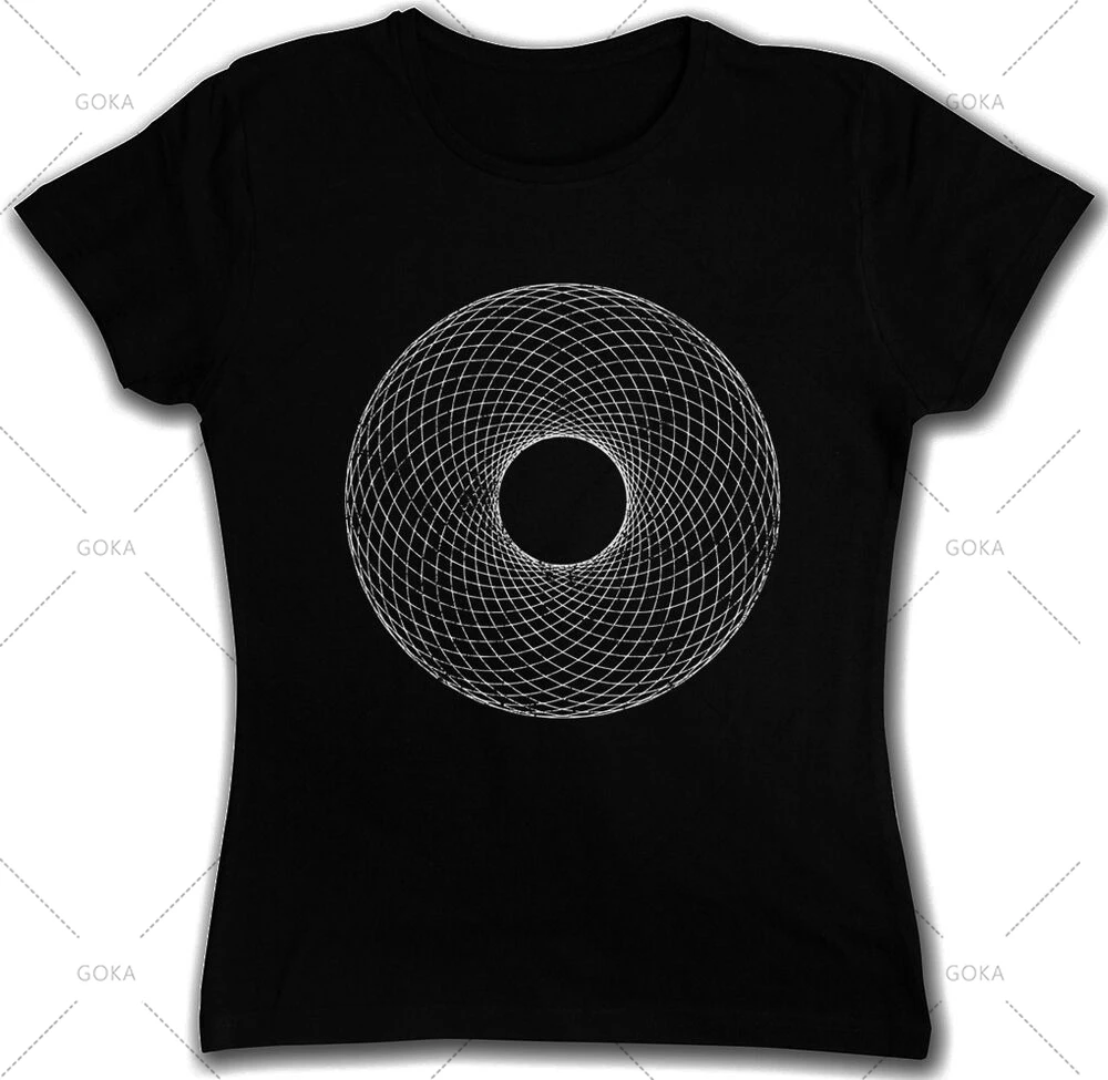 DONUT SPIRAL Graphic T Shirts Mens Clothing New in Tops & Tees Cotton Women Printed T-shirt Y2K Clothes Anime Funny Tshirt