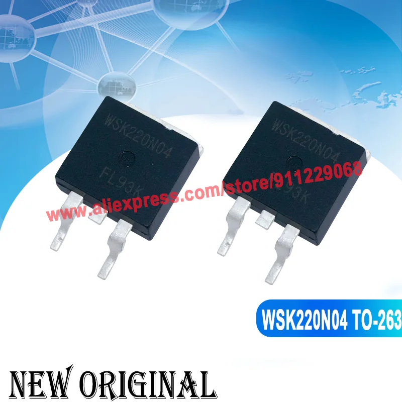 (5 piezas) WSK220N04 TO-263 40V 220A / SKH04038 TO-263 / K2901 2SK2901 60V 45A / K3272 2SK3272 60V 80A TO-263