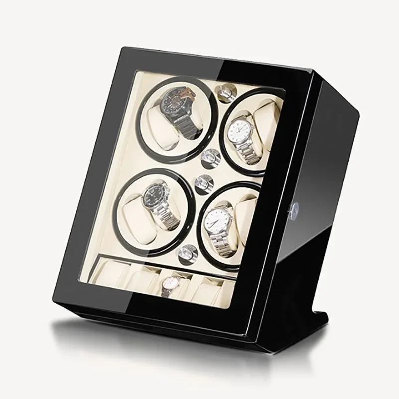 

Automatic Watch Winder Box Silent Movement Watch Winders Motor Men Mechanical Wrist Watches Organizer Display Boxes Accessories