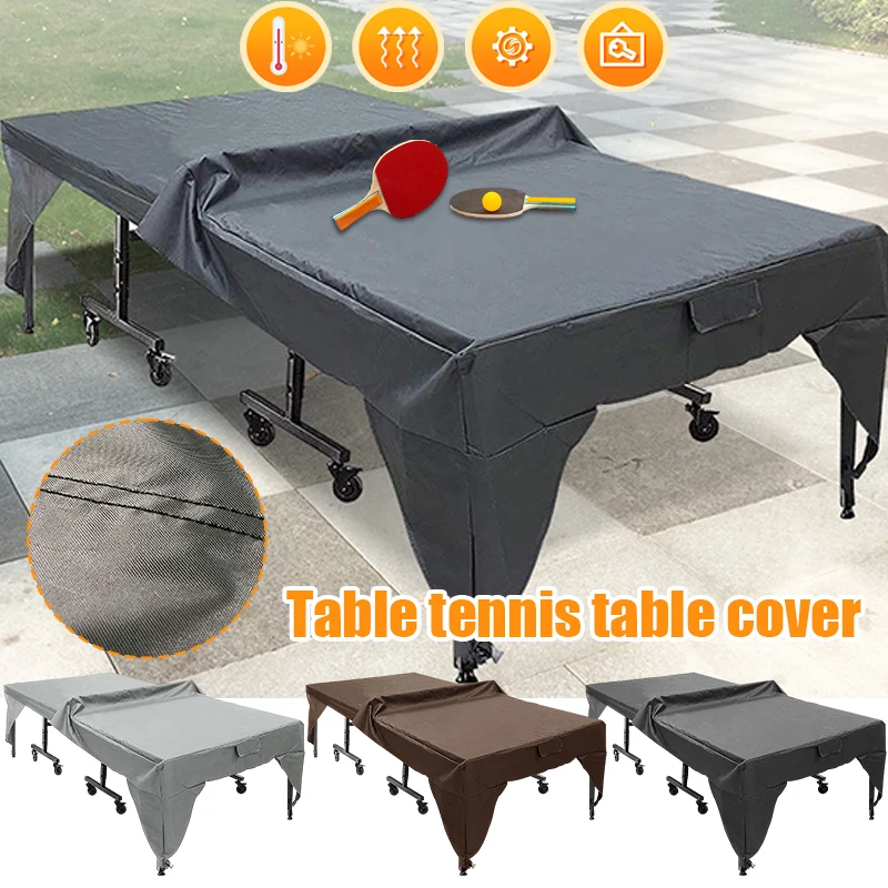 

Outdoor Indoor Ping Pong Table Cover 210D Waterproof Tennis Table Cover Storage Protect Dustproof Protector Furniture Case