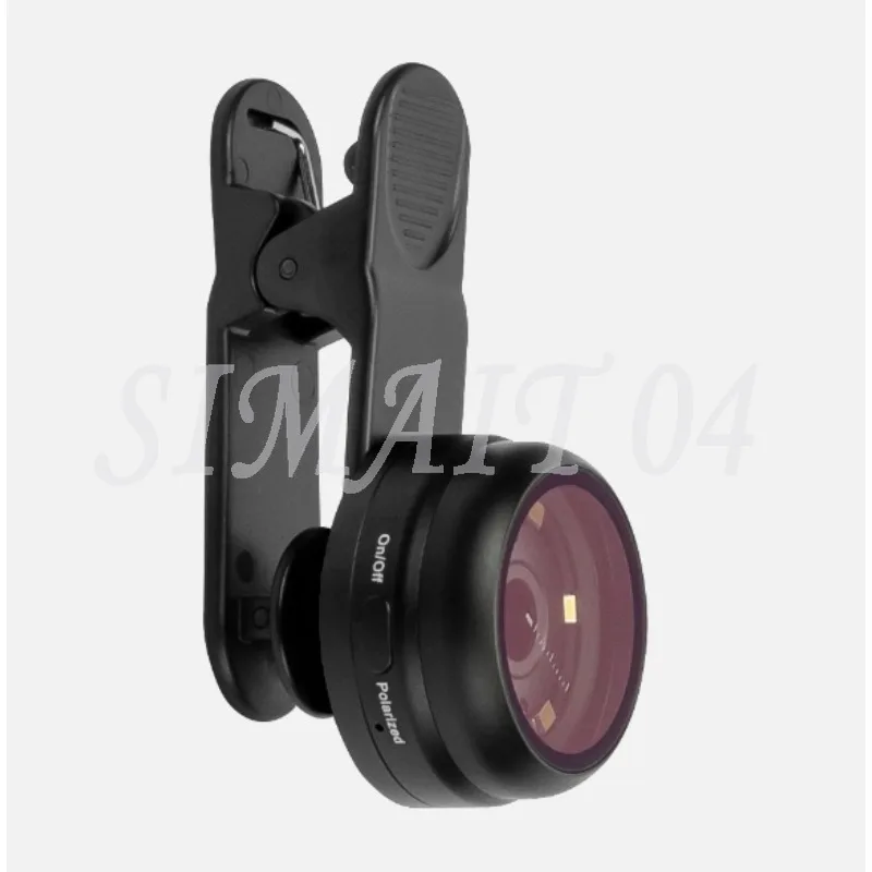 Polarized Optical 10X Skin Magnifier Smartphone Dermatoscope DE-400 Pocket Round Dermoscopy for Home Use