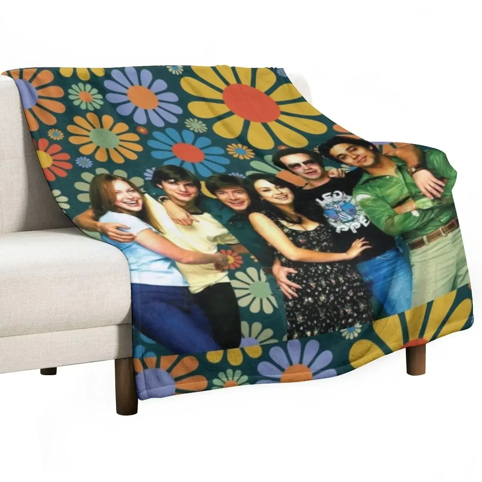 New That 70s Show Floral Promotional Poster Throw Blanket Luxury halloween Fashion Sofas Blankets