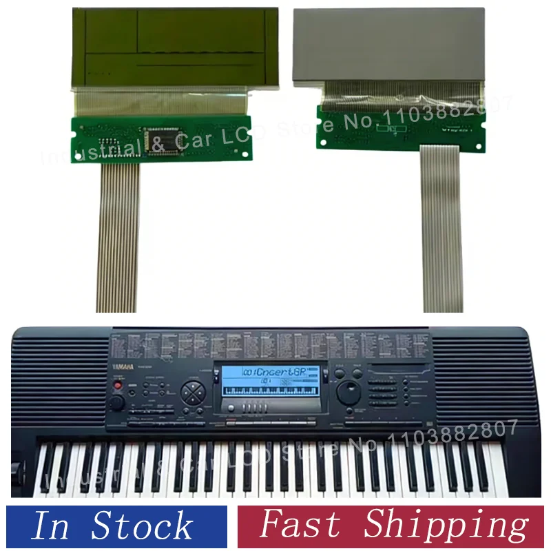 LCD Display Screen For YMH PSR520 PSR-520 PSR 520 PSR620 PSR-620 Digital Piano Electronic Matrix LCD Dispaly Screen Repair
