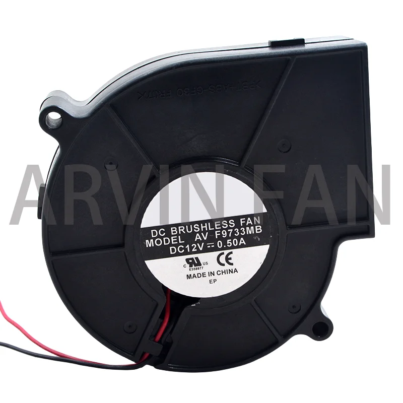 

AV-F9733MB 12V 0.50A 97x97x33mm 2-Wire Server Cooling Fan