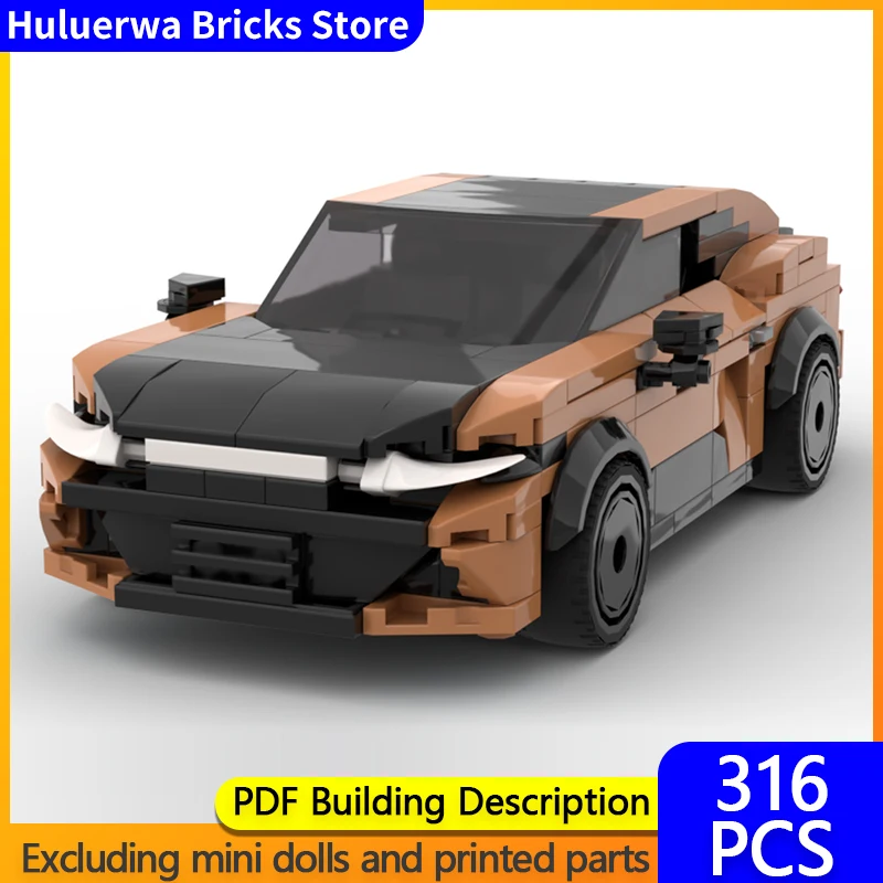 

Speed Racing Car Model MOC Building Bricks Crown Crossover Sedan Modular Technology Children Holiday Gifts Assemble Toys Suit