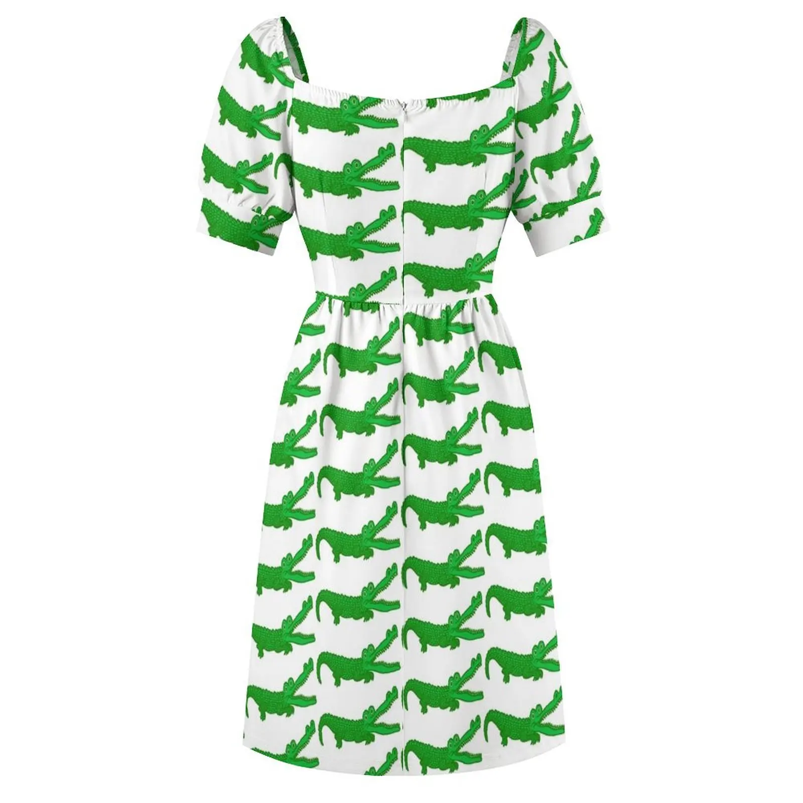 Cute Little Gator - Large Gator Size - Football Tailgating Florida Dress Short-Sleeved Dress dress Woman clothes