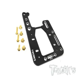 Original T works  TO-254-MP10 7075-T6 Alum. One Piece Engine Mount Plate ( For Kyosho MP10 ) Rc part