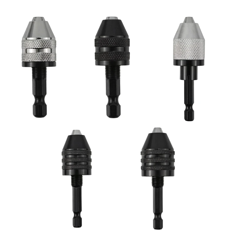 Drill Chuck Adapter Drill Chuck Keyless Shafts Chuck Clamps 1/4'' Shank 0XXB
