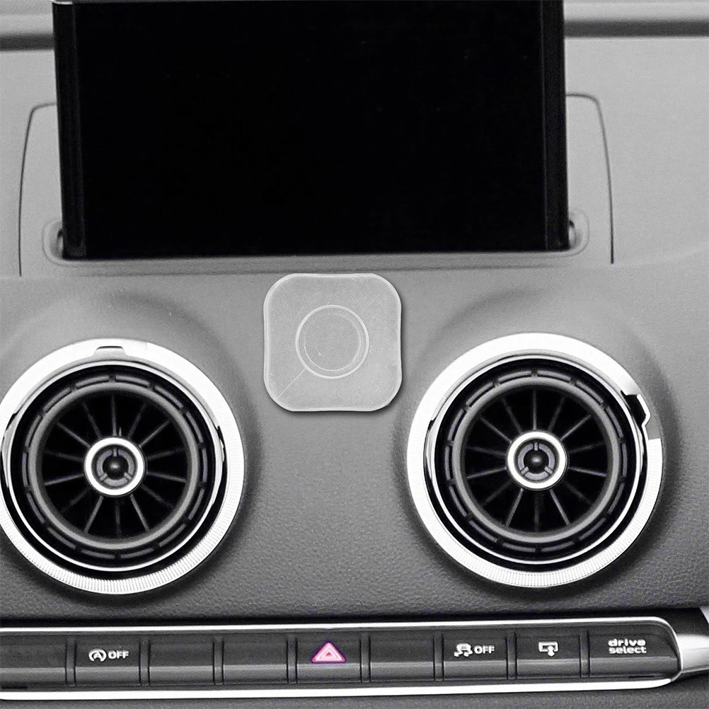 

4Pcs Reusable Silicone Phone Holder Car Mount Anti Slip Pad Traceless Adhesive for Dashboard Cable Organizer Mat