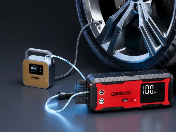 GOOLOO GT6000 6000A Peak 12V Jump Starter with 100W Bi-Directional Fast Charge Portable Car Battery Booster with USB PD & Type-C
