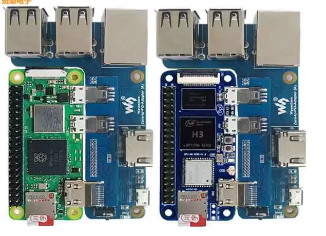 Raspberry Pi zero 2W Banana Pi M2 with 3B interface expansion board pi0 USB HUB RJ45