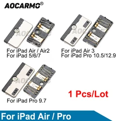Aocarmo-conector FPC de batería para iPad, contacto en la placa base para iPad Air 2 Air3, 5/6/7, 2017, 2018, 2019, 10,2 Pro, 9,7, 10,5, 12,9