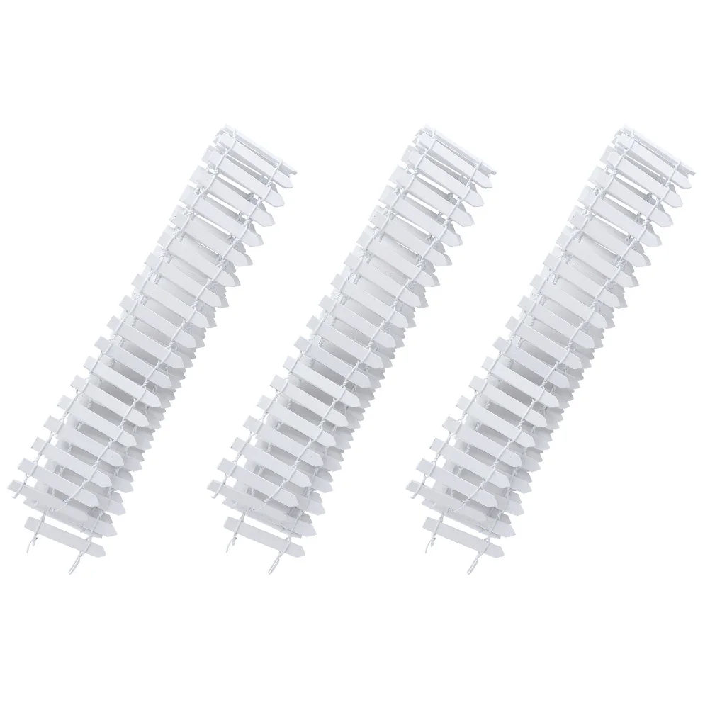 

3pcs Miniature Decor Wood Picket For Micro Landscape Diy Farm Garden Mini Fence Ornament Wooden Mini Fence