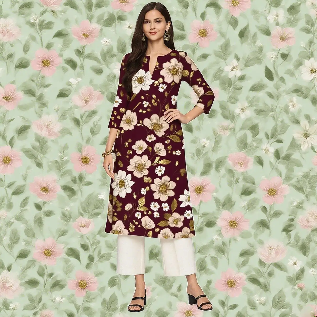 فستان نسائي كورت مسلم عصري مع أنبوب مستقيم تصميم كاجوال على الطراز الوطني أنماط عطلة مختلفة كورديش كليدر #5