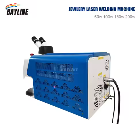 13.6 Inch Screen 200W Mini Desktop Jewelry Laser Welding Machine 100w Micro YAG Spot CCD Soldering For Gold Silver Ring Necklace