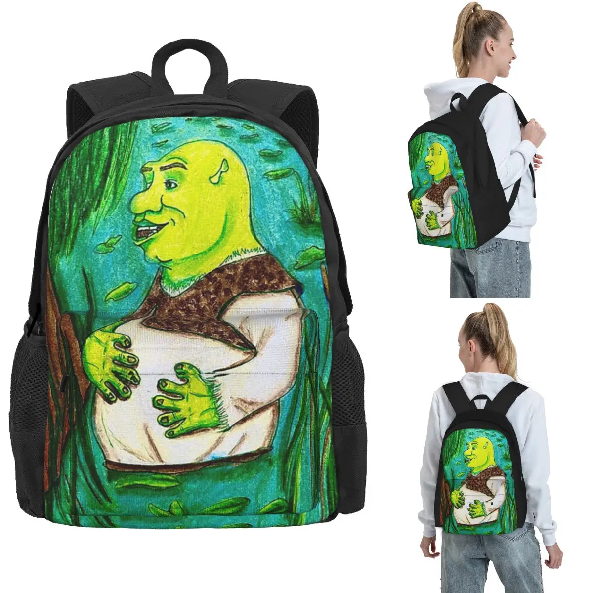 Get Out Of My Swamp Rucksack, heißer Verkauf, Tagesrucksack, große Kapazität, Kinder-Büchertasche, Schultasche, Umhängetaschen für Männer und Frauen