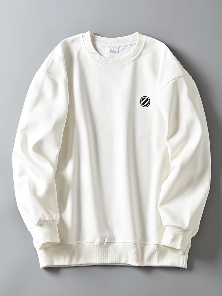  Series Breathable Long Sve Men's Base irt Casual round Ne Sweatirt Loose Fit Versatile Comfortable Cotton