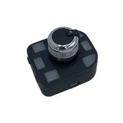 For Audi A3 A4 S4 S6 A6 Q7 R8 2001-2012 4F0959565 Car Accessories Chrome Side Mirror Control Knob Electric Switch Adjust Button