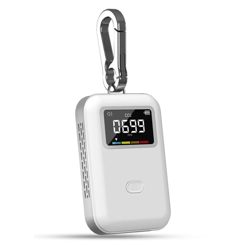 Mini CO2 Detector Air Quality Monitor Infrared CO2 Monitor Fit For Travel Home Indoor,You Can Use Anywhere