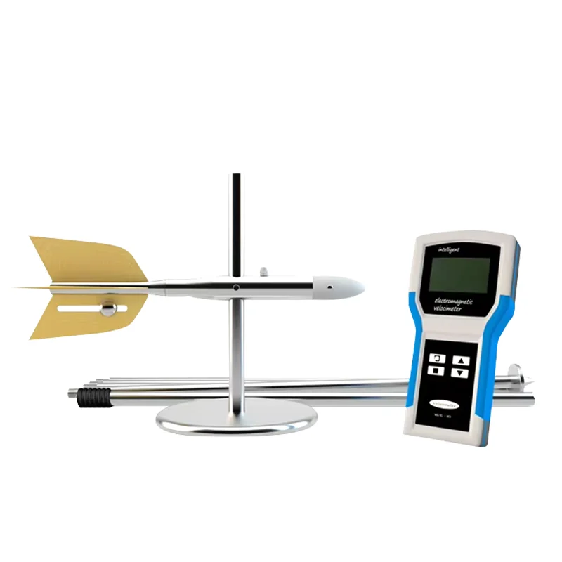 Portable Rivers Water Level Speed Electromagnetic Area Velocity Meter
