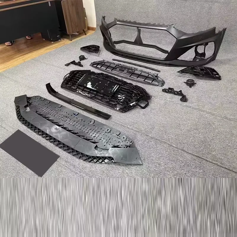 Car Allroad A4 S4 B9.5 Front Bumpers Body Kit RS4 Style Front Bumper Assembly A4 S4 Allroad 2020-2024 B9.5 RS4 Style