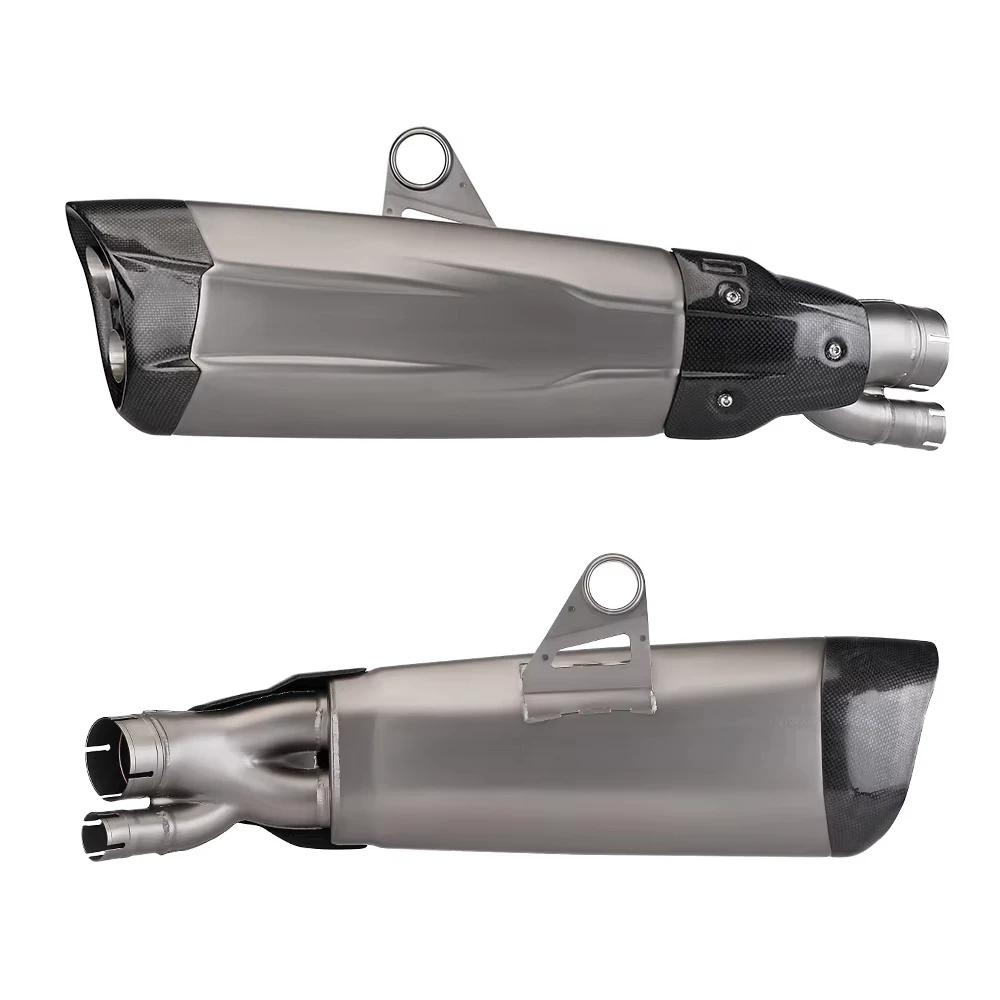 Durable  Motorcycle Exhaust Muffler Pipe Connection Tube Link full exhaust muffler styem Titanium alloy For s1000rr 2017-2018