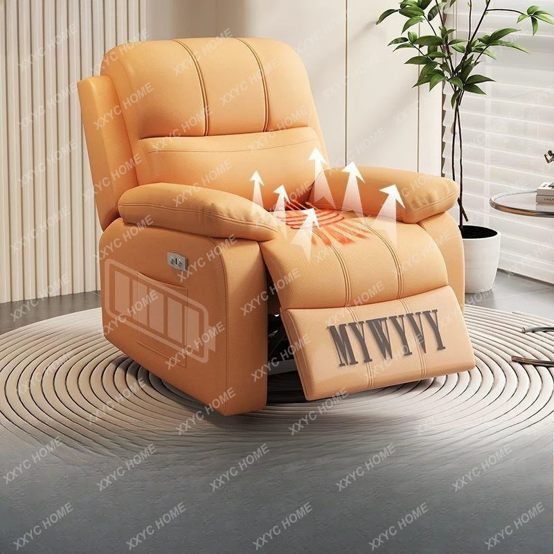 SS Space Sofa Cabin Home Living Room Nail Art Eyelashes Lazy Multifunctional Electric Massage Rotating Rocking Chair