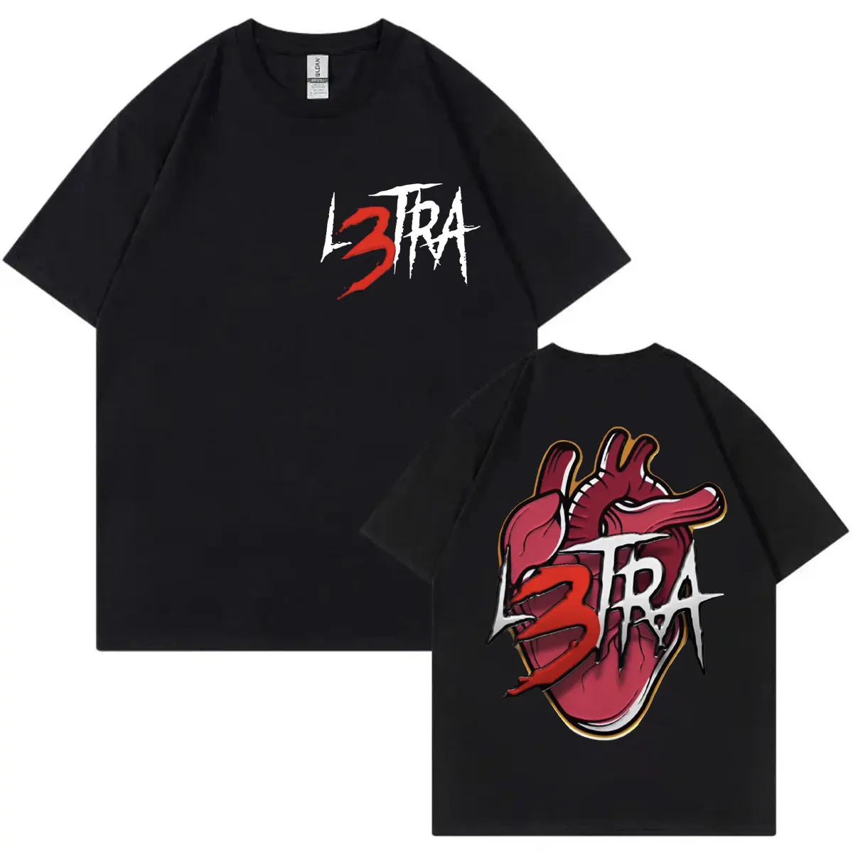 

Hot Rapper Luar La L L3TRA Merch T Shirt Men Women Clothing Fashion Y2k Short Sleeve T-shirt Harajuku Hip Hop Oversized T-shirts