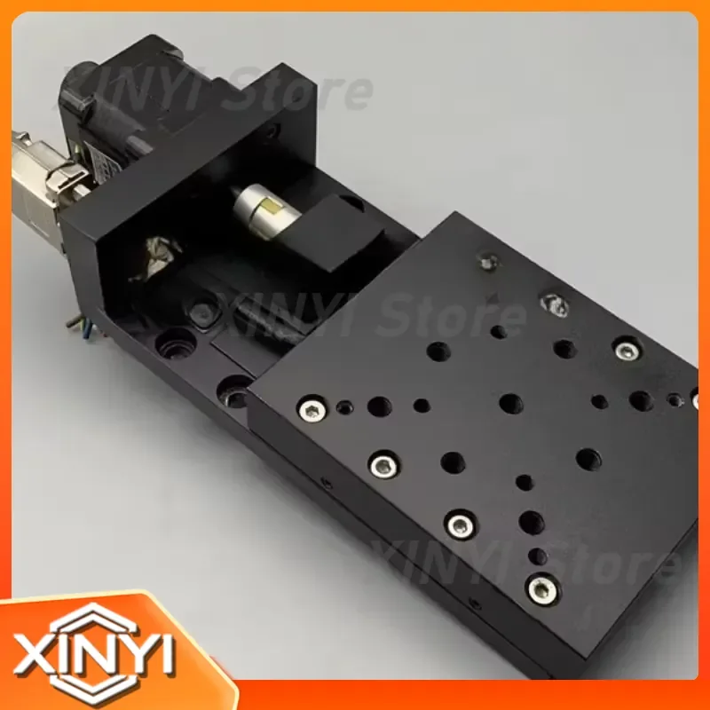 Ultra-thin Electronically Controlled Translation Stage for Precision Motion Control Stroke 50mm Electric Displacement Stage