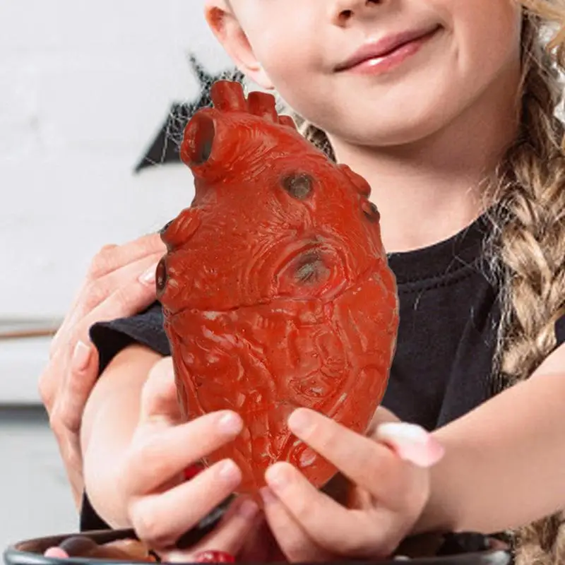 Bloederig Hart Kloppend Hart Spookachtige Halloween Rekwisieten Nep Hart Spookhuisdecoraties Rekwisieten Voor Spookhuisfeestdecoratie