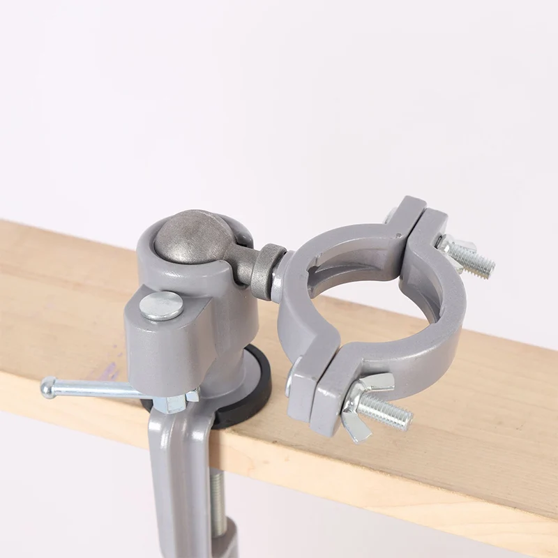 Imagem -04 - Suporte Fixo Giratório Universal de 360 Graus para Moinho Elétrico Broca Moedor Liga de Alumínio Mesa Vice Rack Acessórios para Ferramentas Elétricas
