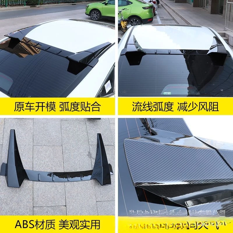 

For Honda Civic 10th Gen Modified Rear Spoiler Fixed Wing No-Drill Installation