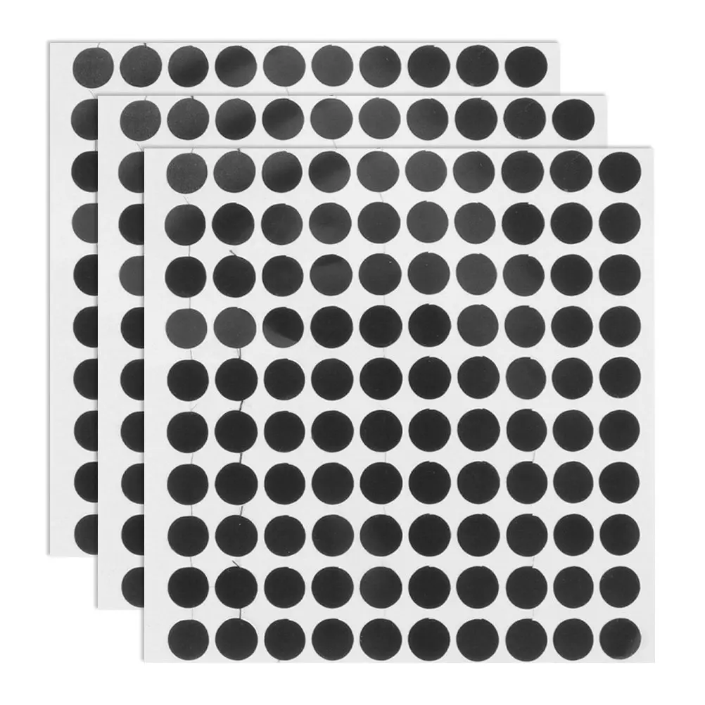 

3 Sheets Pool Table Marker Dots Heavy Duty Black Spots for Billiards Locator Stickers Replacement Supplies Pool