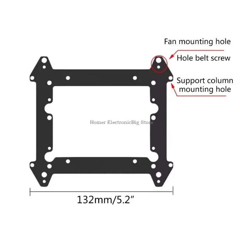 3.5In harde schijfbeugel, DIY 3.5in Hard Disk Shelf HDD Cage, Support Fix 3.5