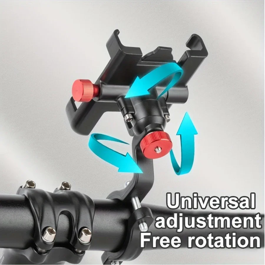 

Motorcycle Bicycle Mobile Phone Holder Rotating Aluminum Alloy - Strong Lock,Anti-shake,Adjustable Anti-Slip Easy To Install