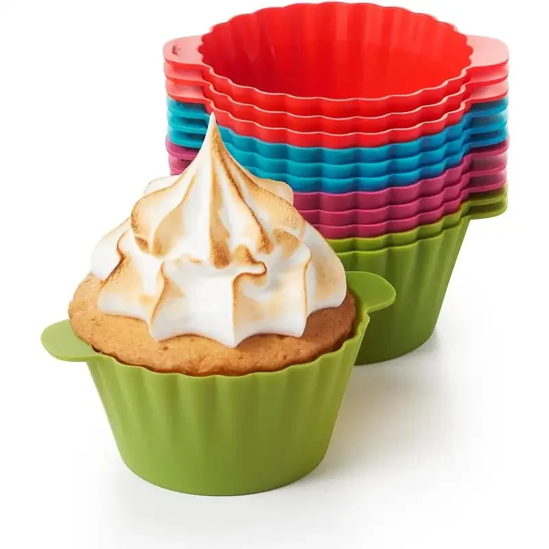 Good Grips Silicone Baking Cups, Multicolor 3 oz.(Pack of 12)