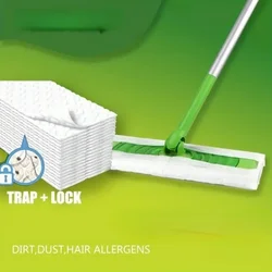 30/60/100pcs Dust Removal Paper Disposable Household Dust Removal Cloth Electrostatic Mop Pad Floor Tile Floor Cleaning Supplie