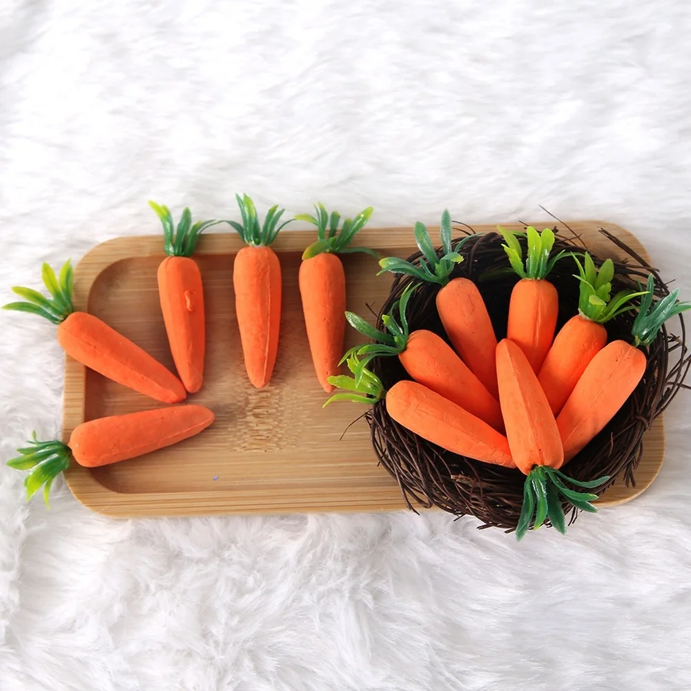 Craft Carrots for mini Carrots For Easter Decor For Wedding Table Centerpiece As Shown Artificial Carrots For Home Decor