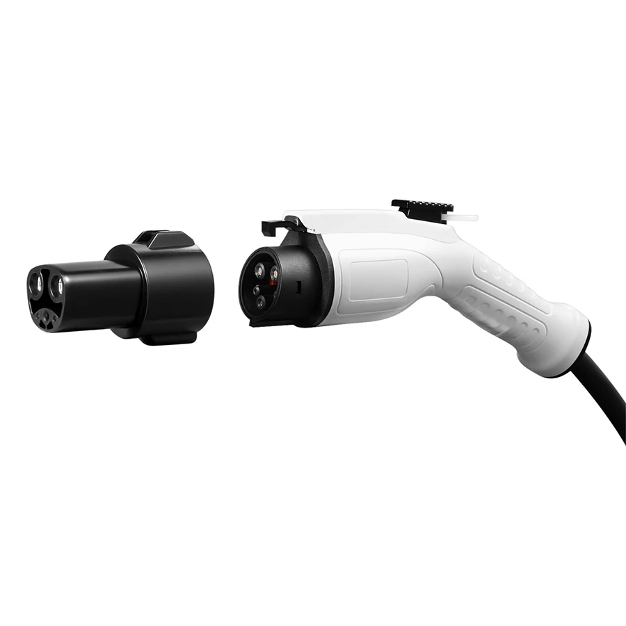 SAE J1772 adattatore di ricarica per Tesla Model 3 Y S X only J1772 a Tesla Max 80 Amh 240V AC caricabatterie rapido compatibile nero