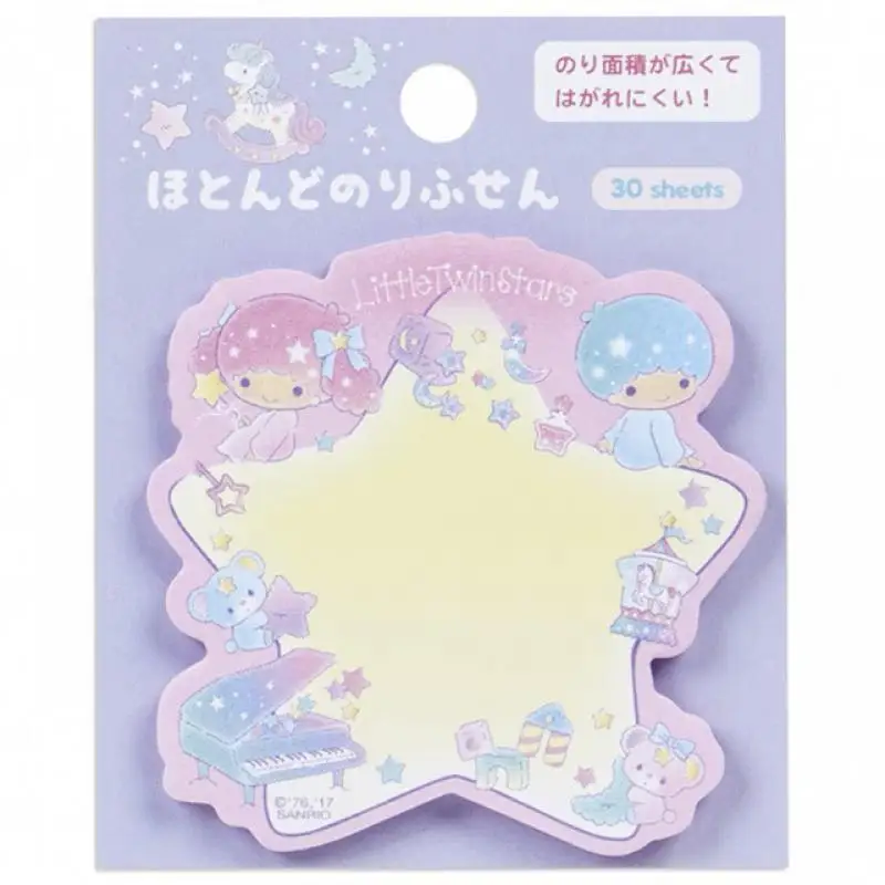 Sanria Anime Kuromi Melody Cinnamoroll Cartoon Sticky Note Hello Kittys Memo Pad Handbook Notepad Can Be Sticky Girl Kids Gift