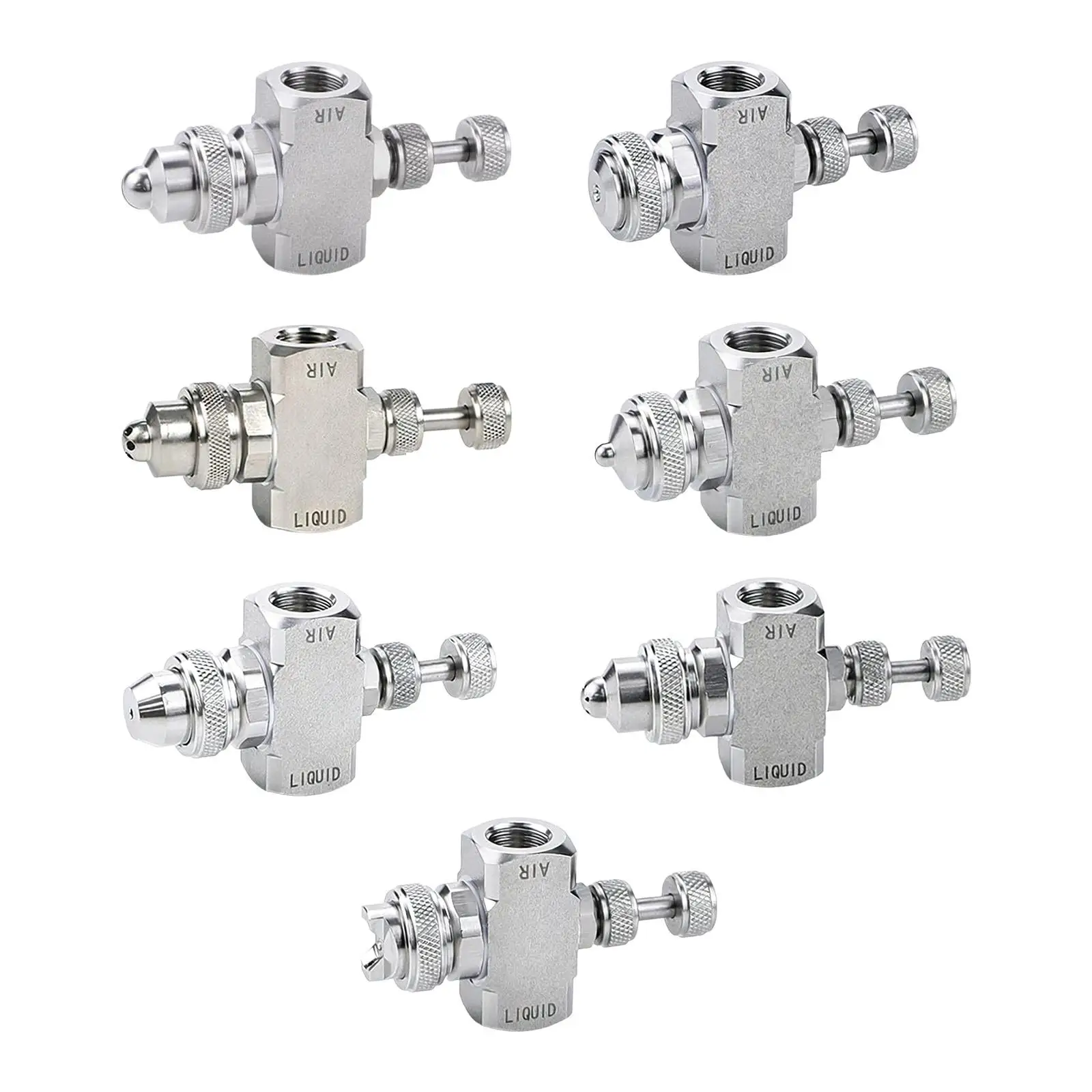 Air Atomizing Fog Jet Nozzle Replacement Accessories Compact Adjustable Multipurpose Accessory Spray Nozzle for Dust Control
